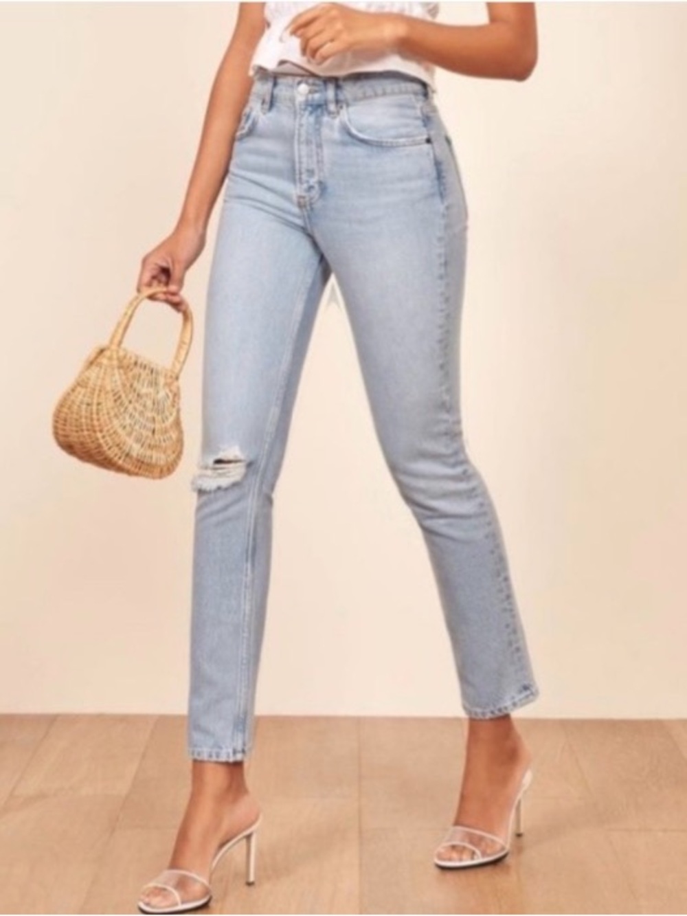 Reformation Julia High Rise Cigarette Jeans